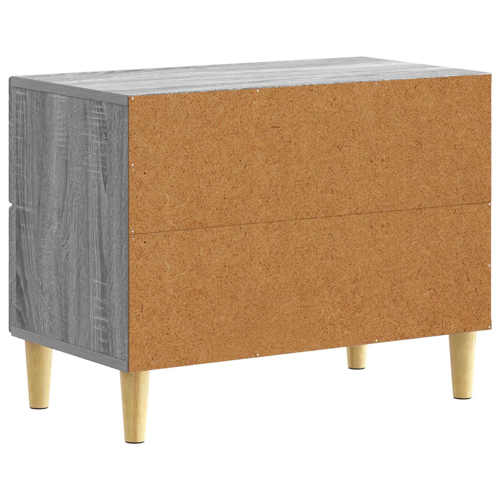 vidaXL Stolik nocny Szary Sonoma 62 x 34,5 x 48 cm Drewno inżynieryjne