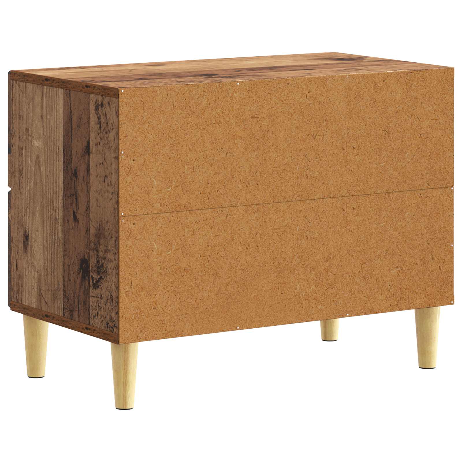 vidaXL Stolik nocny Stare drewno 62 x 34,5 x 48 cm Drewno inżynieryjne