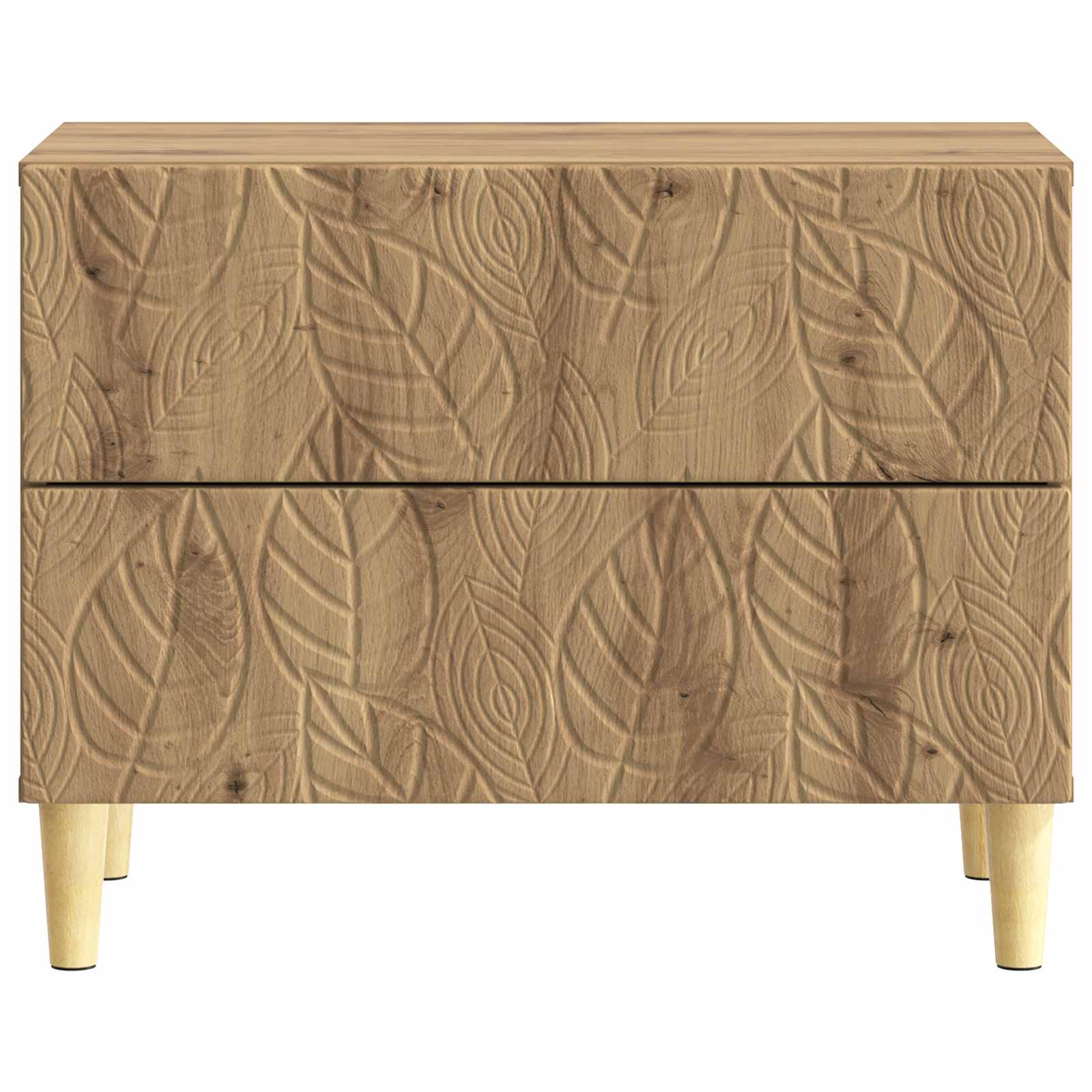vidaXL Stolik nocny Dąb artisan 62 x 34,5 x 48 cm Drewno inżynieryjne