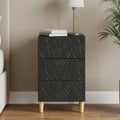 vidaXL Stolik nocny Czarny 43 x 39,5 x 66,5 cm Drewno inżynieryjne