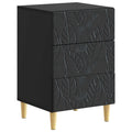 vidaXL Stolik nocny Czarny 43 x 39,5 x 66,5 cm Drewno inżynieryjne