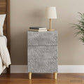 vidaXL Stolik nocny Betonowy szary 43 x 39,5 x 66,5 cm