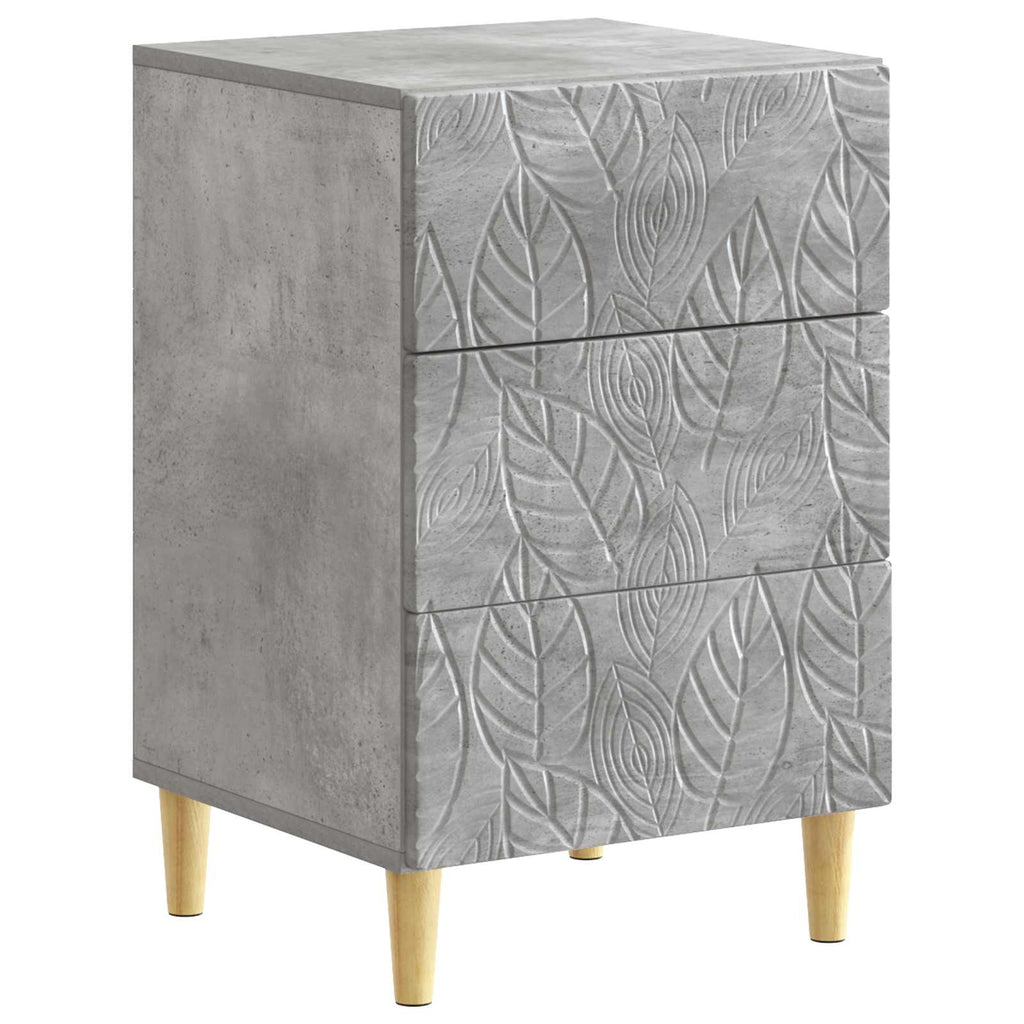 vidaXL Stolik nocny Betonowy szary 43 x 39,5 x 66,5 cm