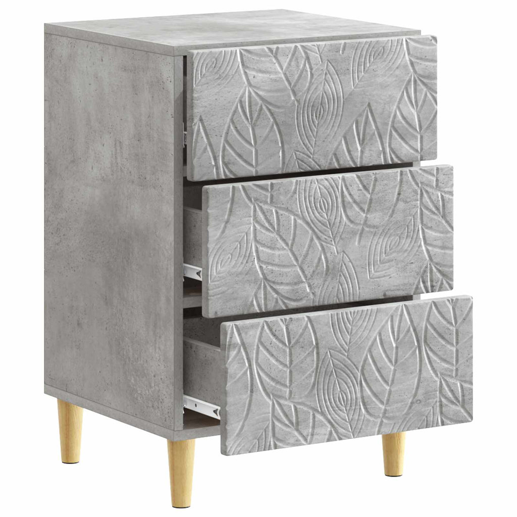 vidaXL Stolik nocny Betonowy szary 43 x 39,5 x 66,5 cm