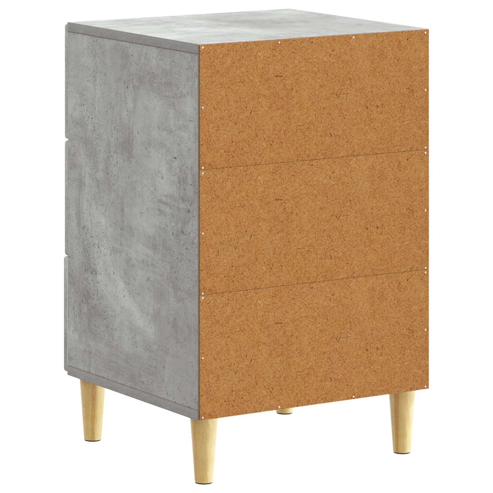 vidaXL Stolik nocny Betonowy szary 43 x 39,5 x 66,5 cm