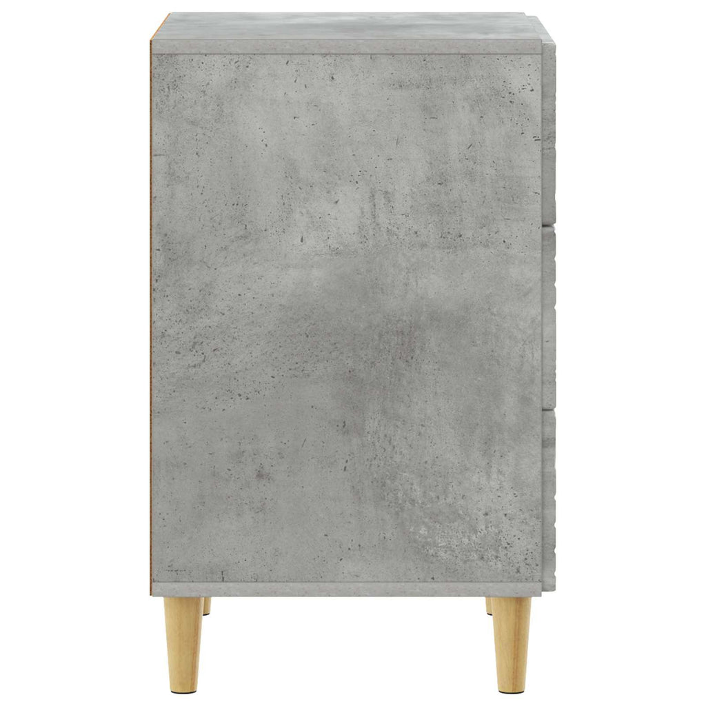 vidaXL Stolik nocny Betonowy szary 43 x 39,5 x 66,5 cm