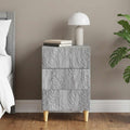 vidaXL Stolik nocny Szary Sonoma 43 x 39,5 x 66,5 cm