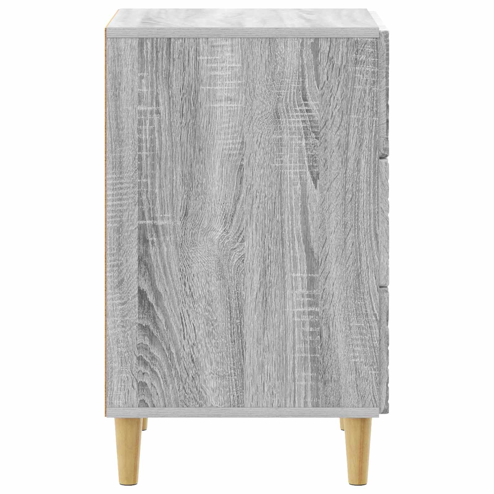 vidaXL Stolik nocny Szary Sonoma 43 x 39,5 x 66,5 cm