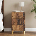 vidaXL Stolik nocny Stare drewno 43 x 39,5 x 66,5 cm