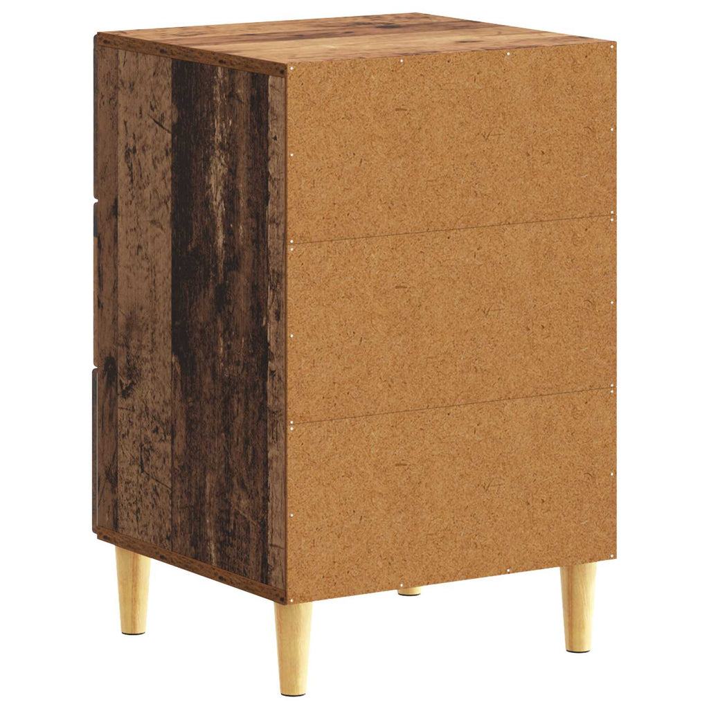 vidaXL Stolik nocny Stare drewno 43 x 39,5 x 66,5 cm