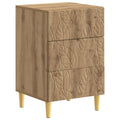 vidaXL Stolik nocny Dąb artisan 43 x 39,5 x 66,5 cm