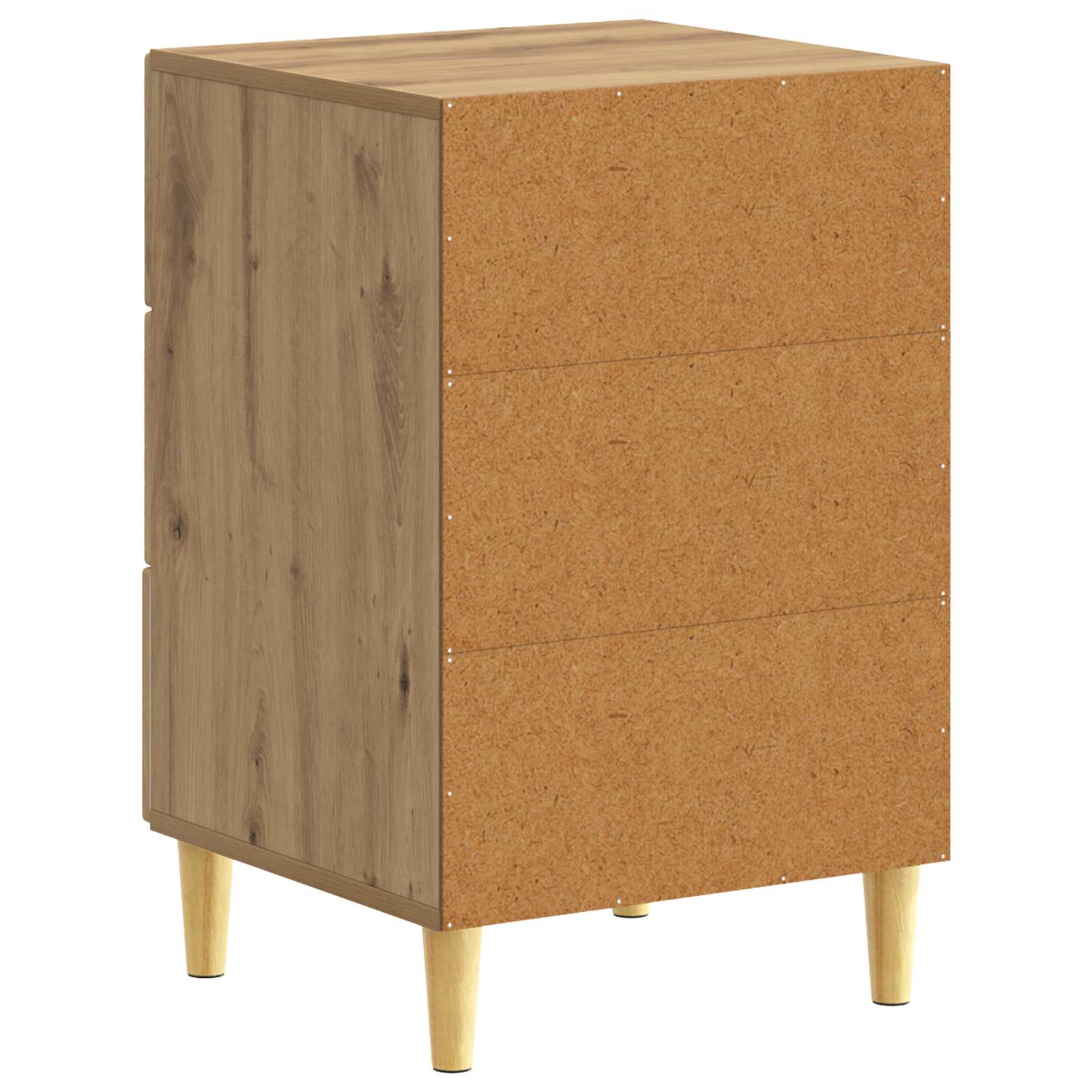 vidaXL Stolik nocny Dąb artisan 43 x 39,5 x 66,5 cm