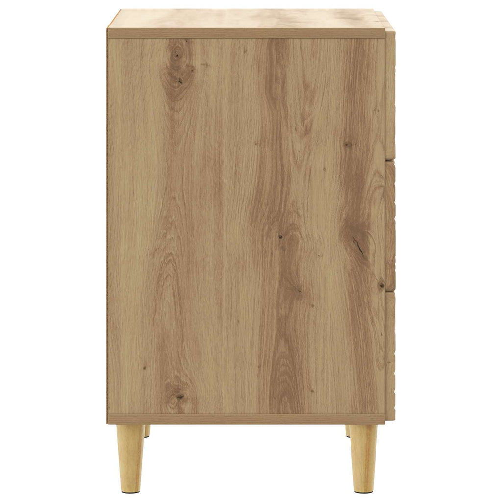 vidaXL Stolik nocny Dąb artisan 43 x 39,5 x 66,5 cm