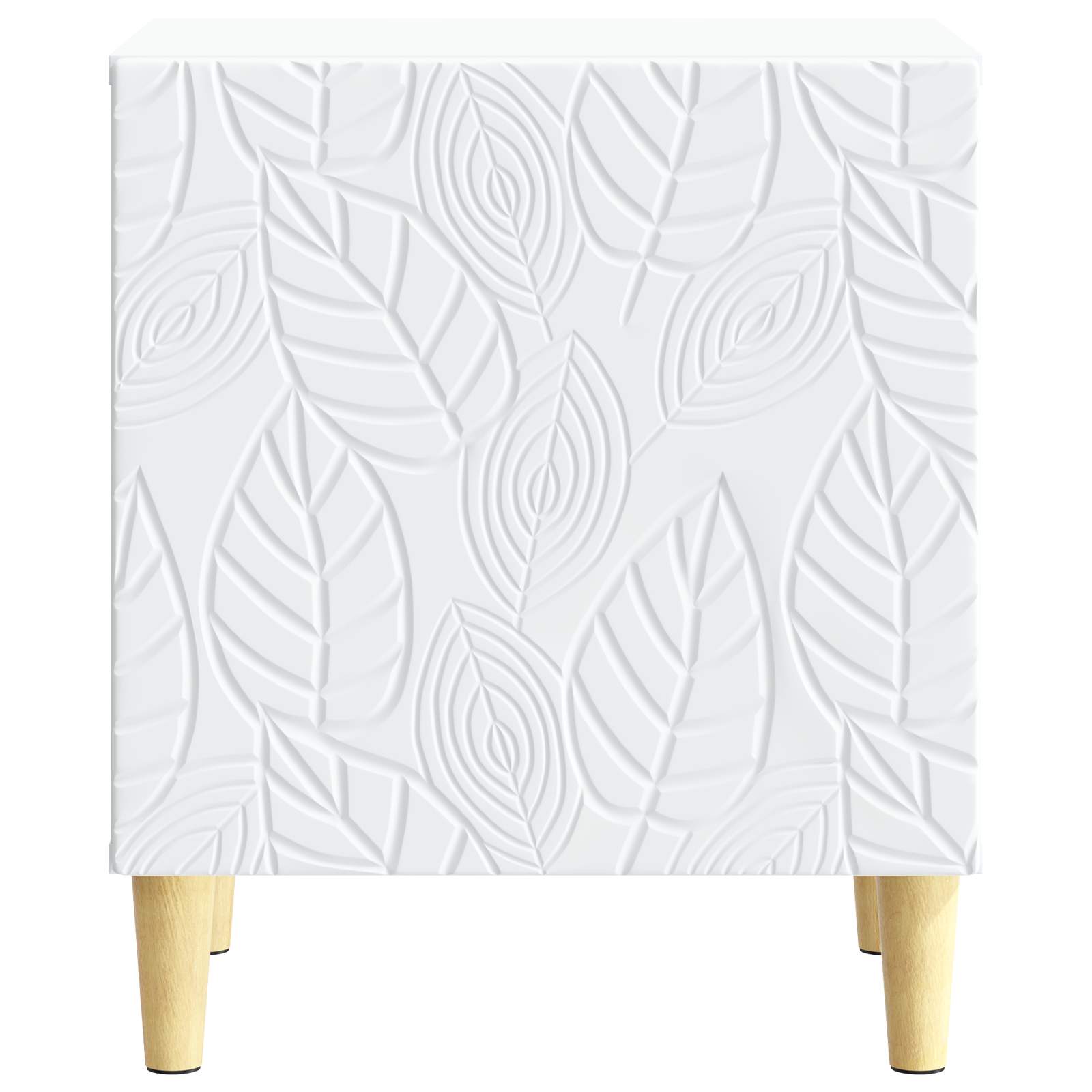 vidaXL Stolik nocny Biały 43 x 34,5 x 50 cm Drewno inżynieryjne