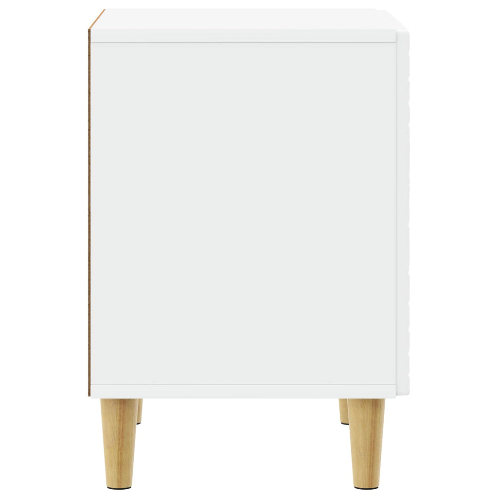 vidaXL Stolik nocny Biały 43 x 34,5 x 50 cm Drewno inżynieryjne