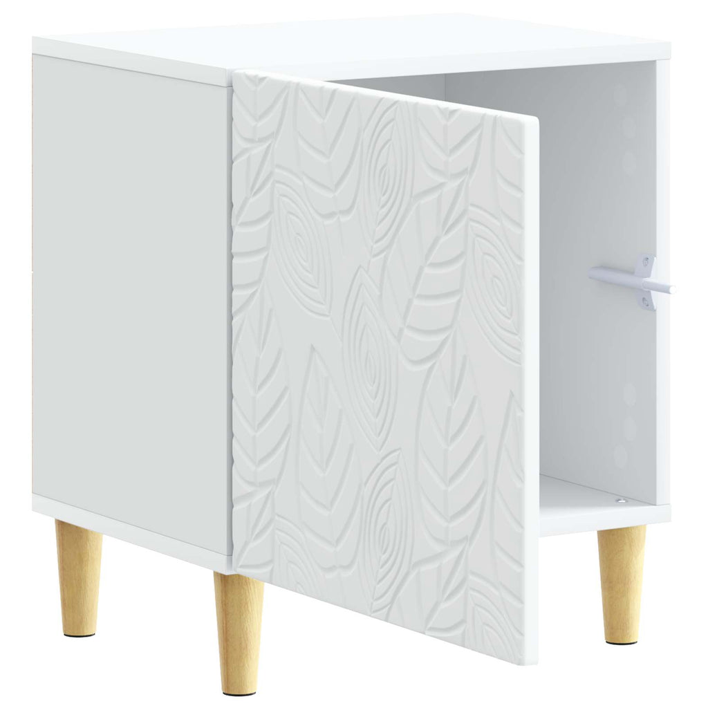 vidaXL Stolik nocny 2 szt. Biały 43 x 34,5 x 50 cm Drewno inżynieryjne