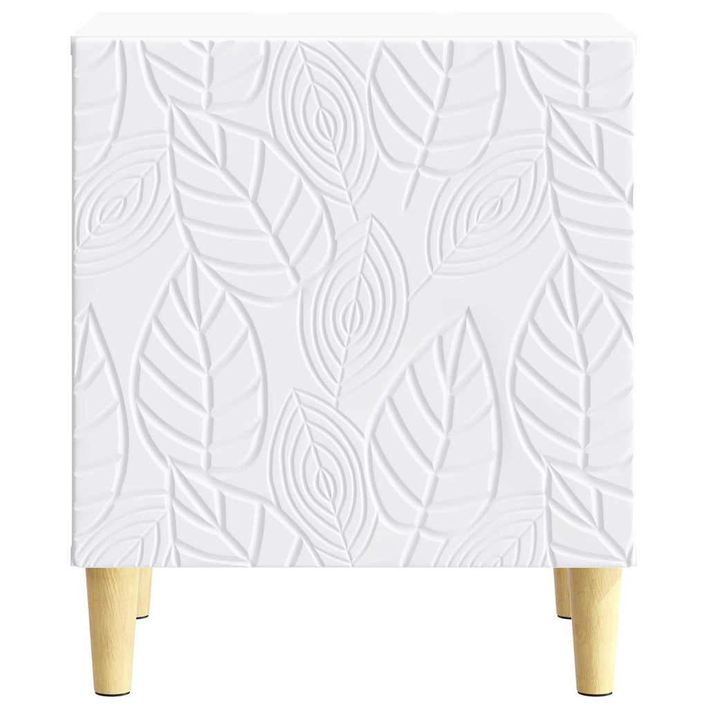 vidaXL Stolik nocny 2 szt. Biały 43 x 34,5 x 50 cm Drewno inżynieryjne