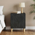 vidaXL Stolik nocny Czarny 43 x 34,5 x 50 cm Drewno inżynieryjne
