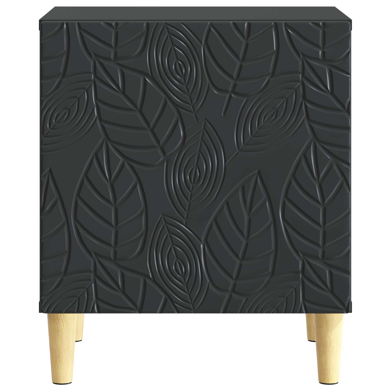 vidaXL Stolik nocny Czarny 43 x 34,5 x 50 cm Drewno inżynieryjne