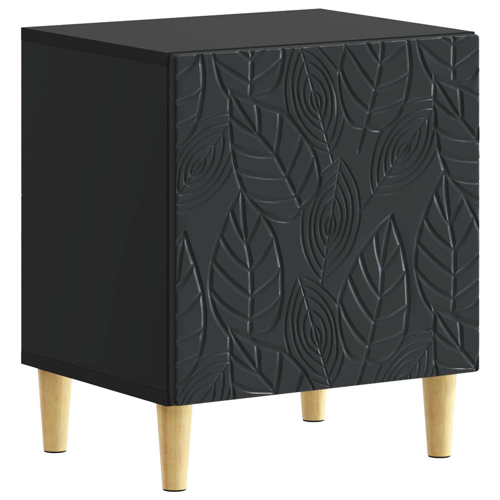 vidaXL Stolik nocny 2 szt. Czarny 43 x 34,5 x 50 cm