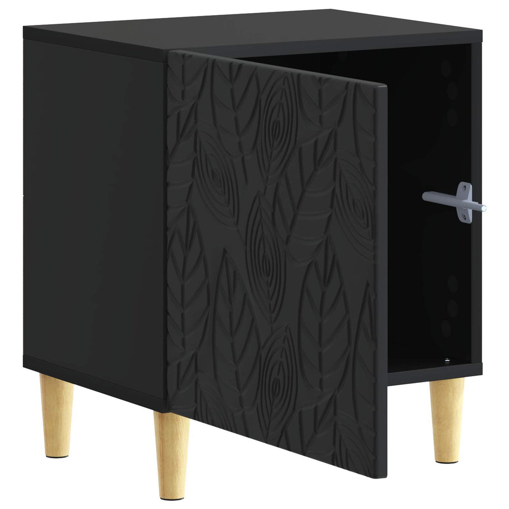 vidaXL Stolik nocny 2 szt. Czarny 43 x 34,5 x 50 cm