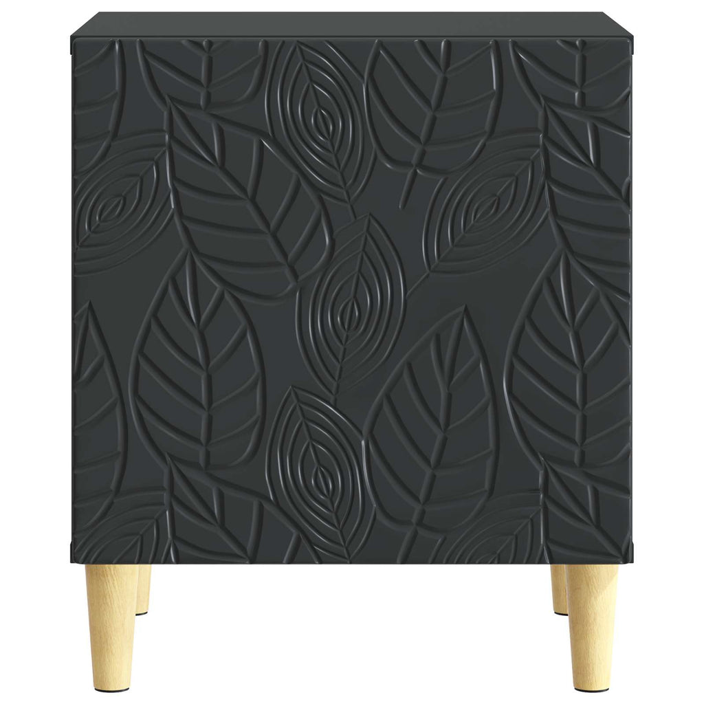 vidaXL Stolik nocny 2 szt. Czarny 43 x 34,5 x 50 cm