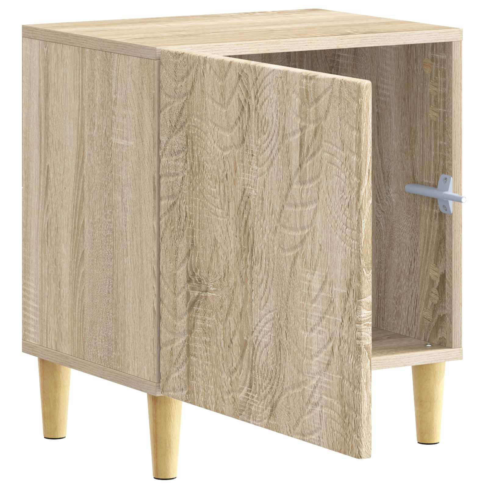 vidaXL Stolik nocny dąb Sonoma 43 x 34,5 x 50 cm Drewno inżynieryjne