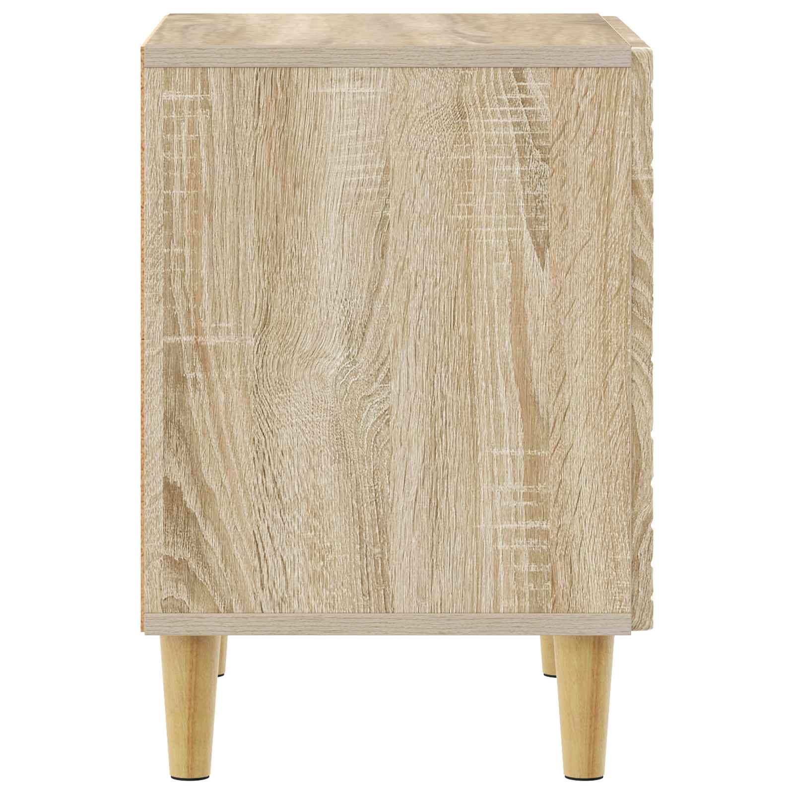 vidaXL Stolik nocny dąb Sonoma 43 x 34,5 x 50 cm Drewno inżynieryjne