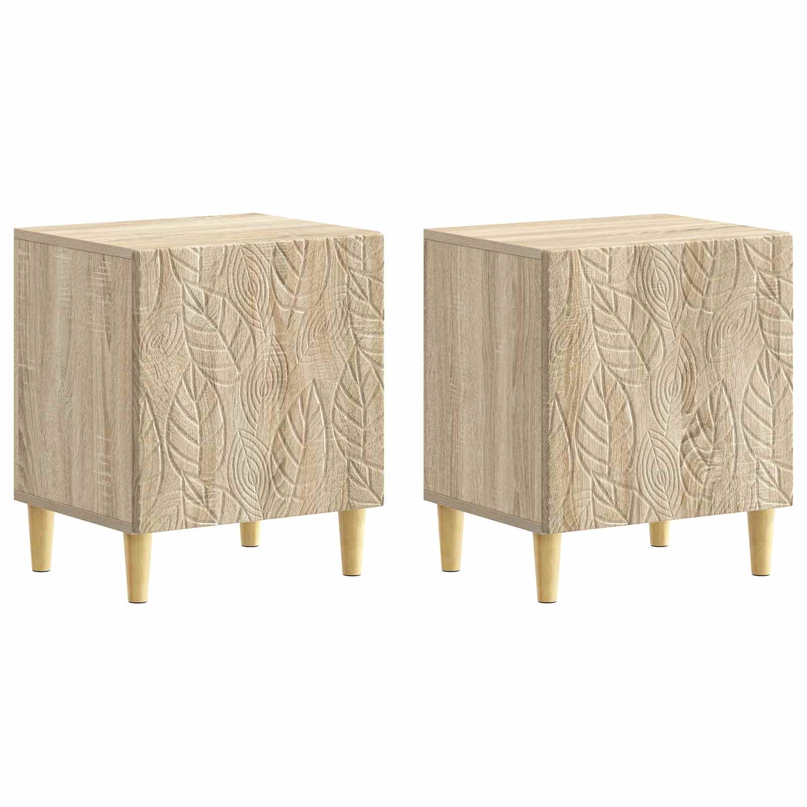 vidaXL Stolik nocny 2 szt. dąb Sonoma 43 x 34,5 x 50 cm