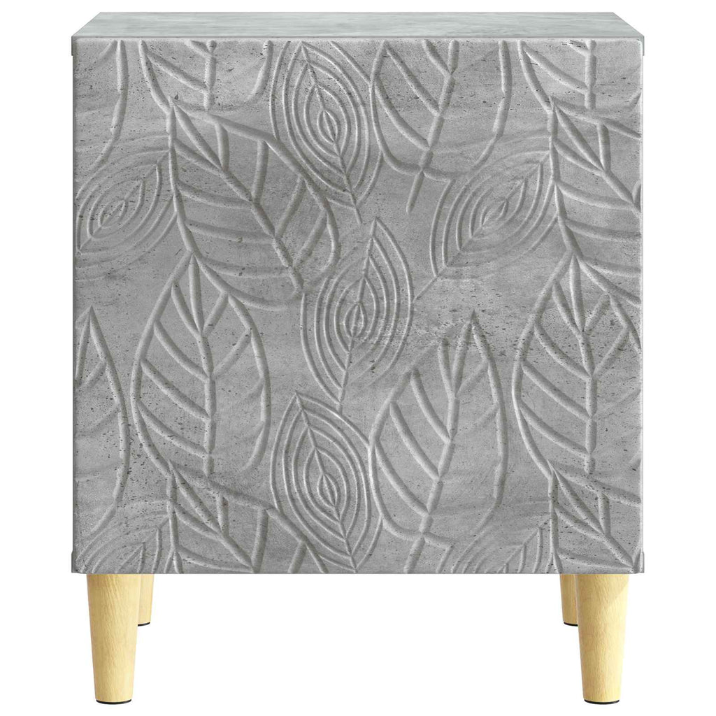 vidaXL Stolik nocny Betonowy szary 43 x 34,5 x 50 cm