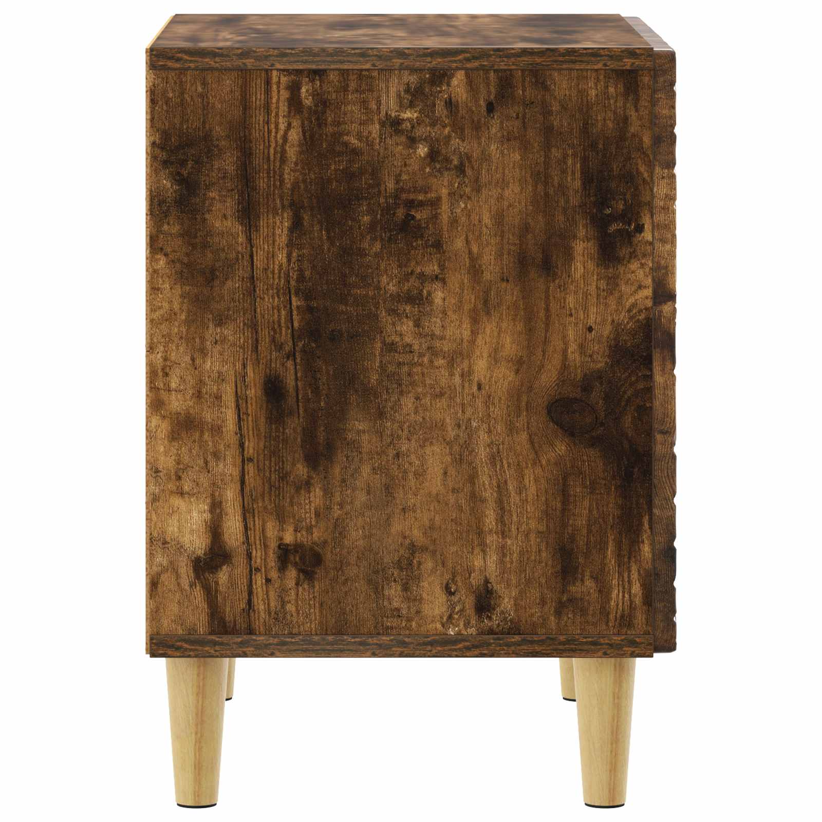 vidaXL Stolik nocny Dąb wędzony 43 x 34,5 x 50 cm Drewno inżynieryjne