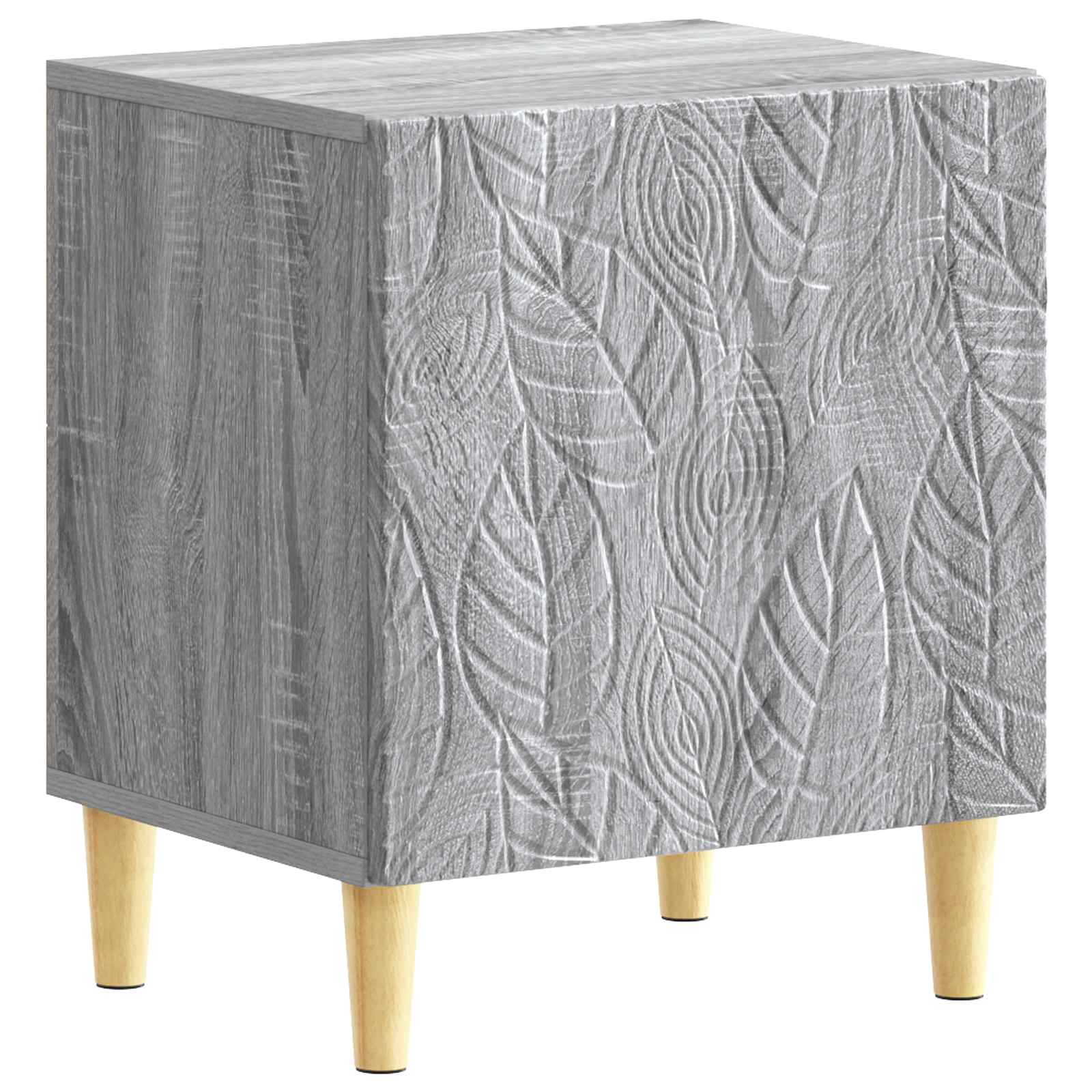 vidaXL Stolik nocny Szary Sonoma 43 x 34,5 x 50 cm Drewno inżynieryjne