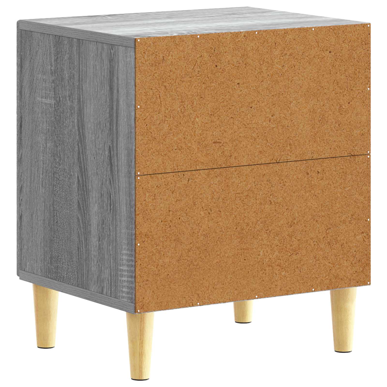 vidaXL Stolik nocny Szary Sonoma 43 x 34,5 x 50 cm Drewno inżynieryjne
