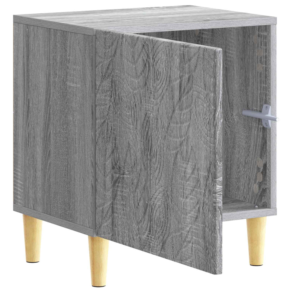 vidaXL Stolik nocny 2 szt. Szary Sonoma 43 x 34,5 x 50 cm