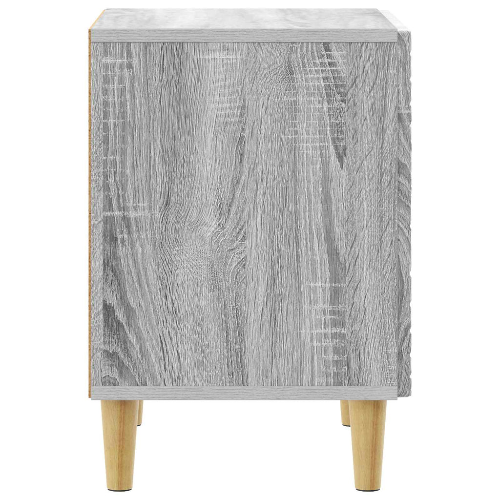 vidaXL Stolik nocny 2 szt. Szary Sonoma 43 x 34,5 x 50 cm