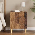 vidaXL Stolik nocny Stare drewno 43 x 34,5 x 50 cm Drewno inżynieryjne