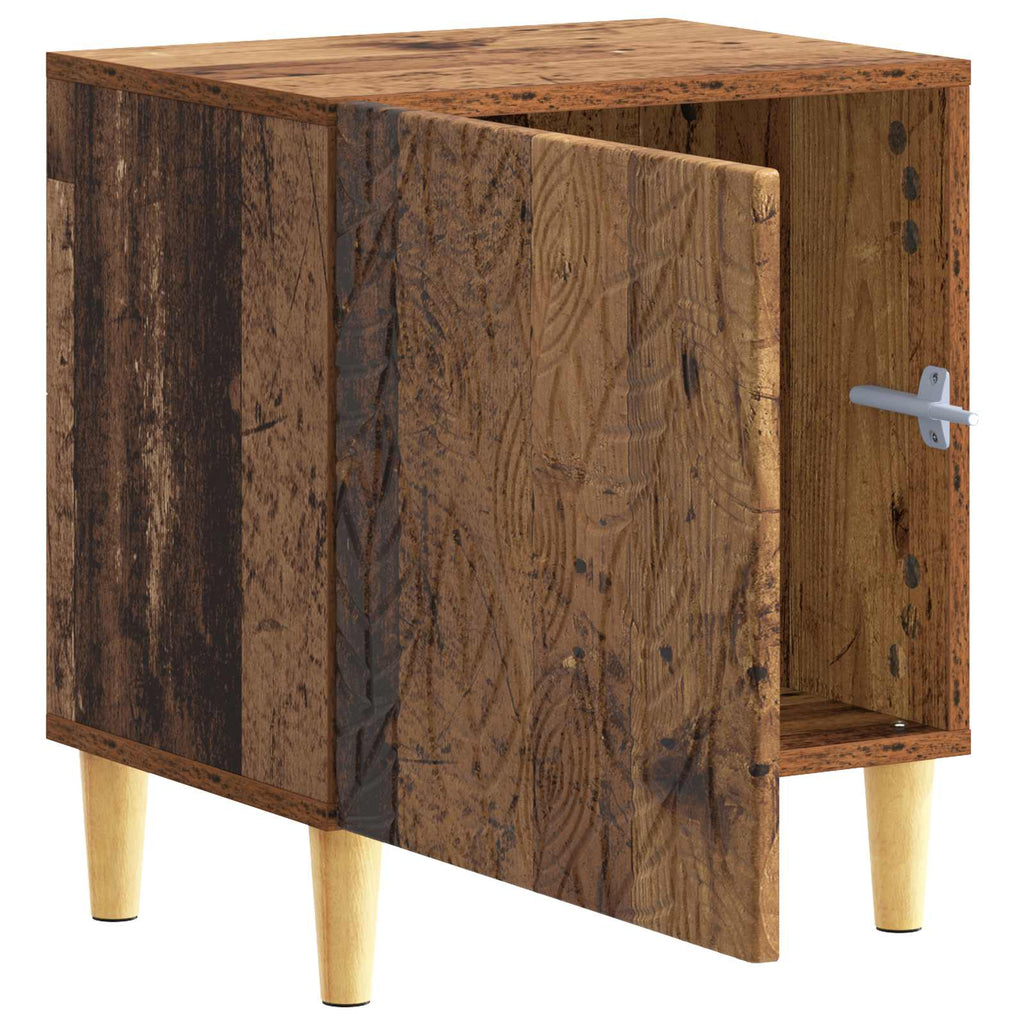 vidaXL Stolik nocny 2 szt. Stare drewno 43 x 34,5 x 50 cm