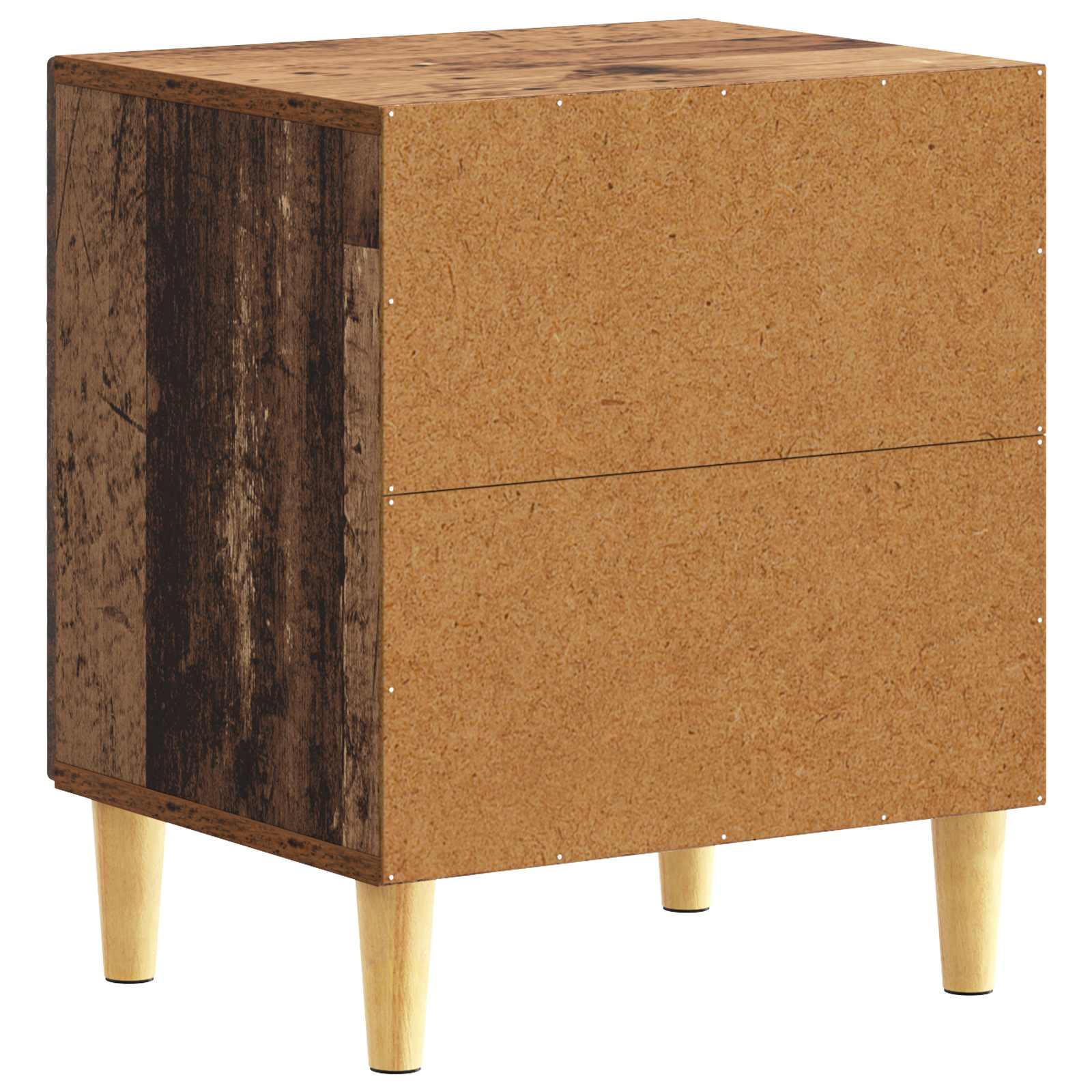 vidaXL Stolik nocny 2 szt. Stare drewno 43 x 34,5 x 50 cm