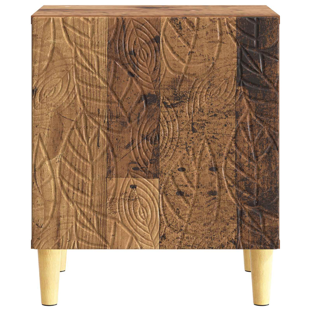 vidaXL Stolik nocny 2 szt. Stare drewno 43 x 34,5 x 50 cm