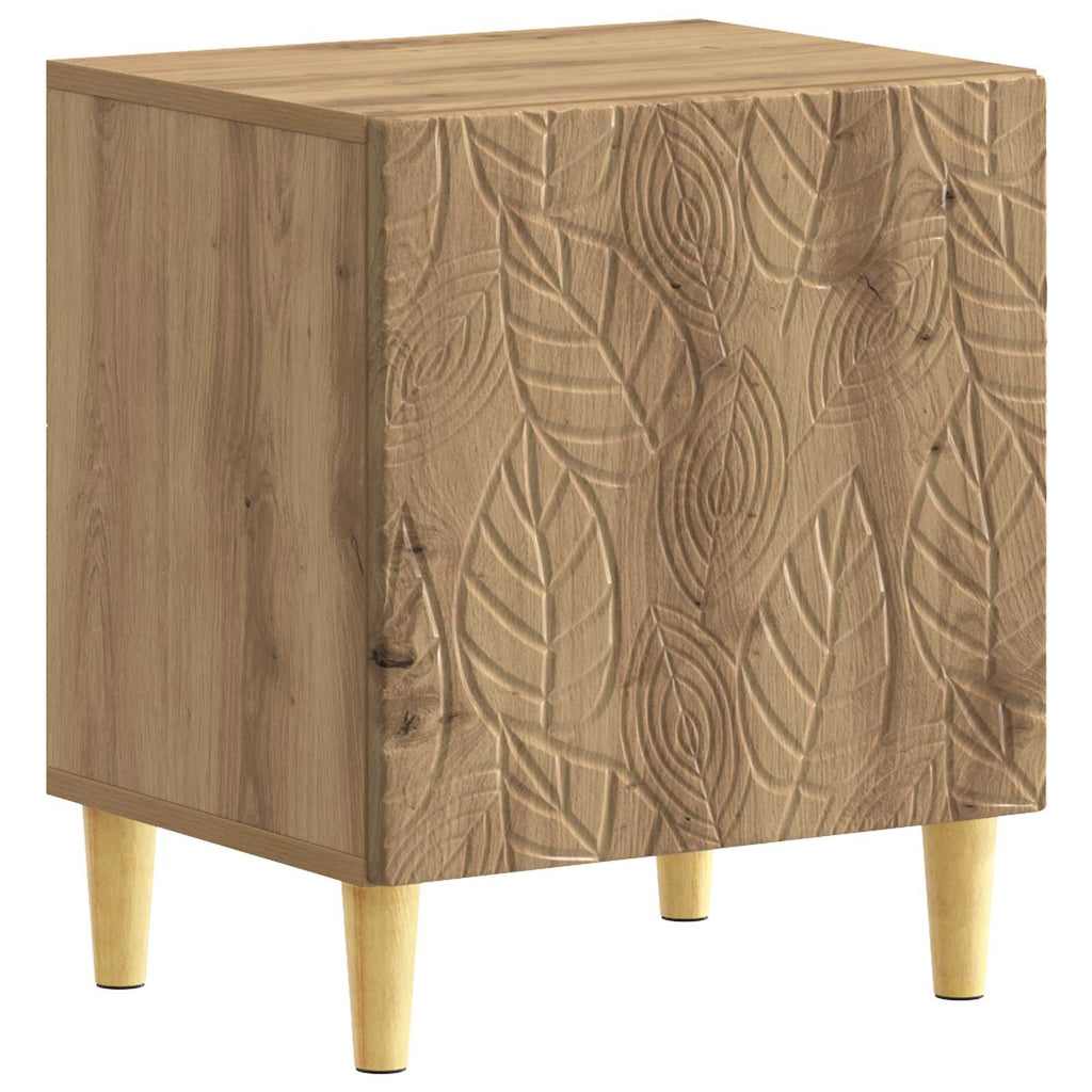 vidaXL Stolik nocny Dąb artisan 43 x 34,5 x 50 cm Drewno inżynieryjne