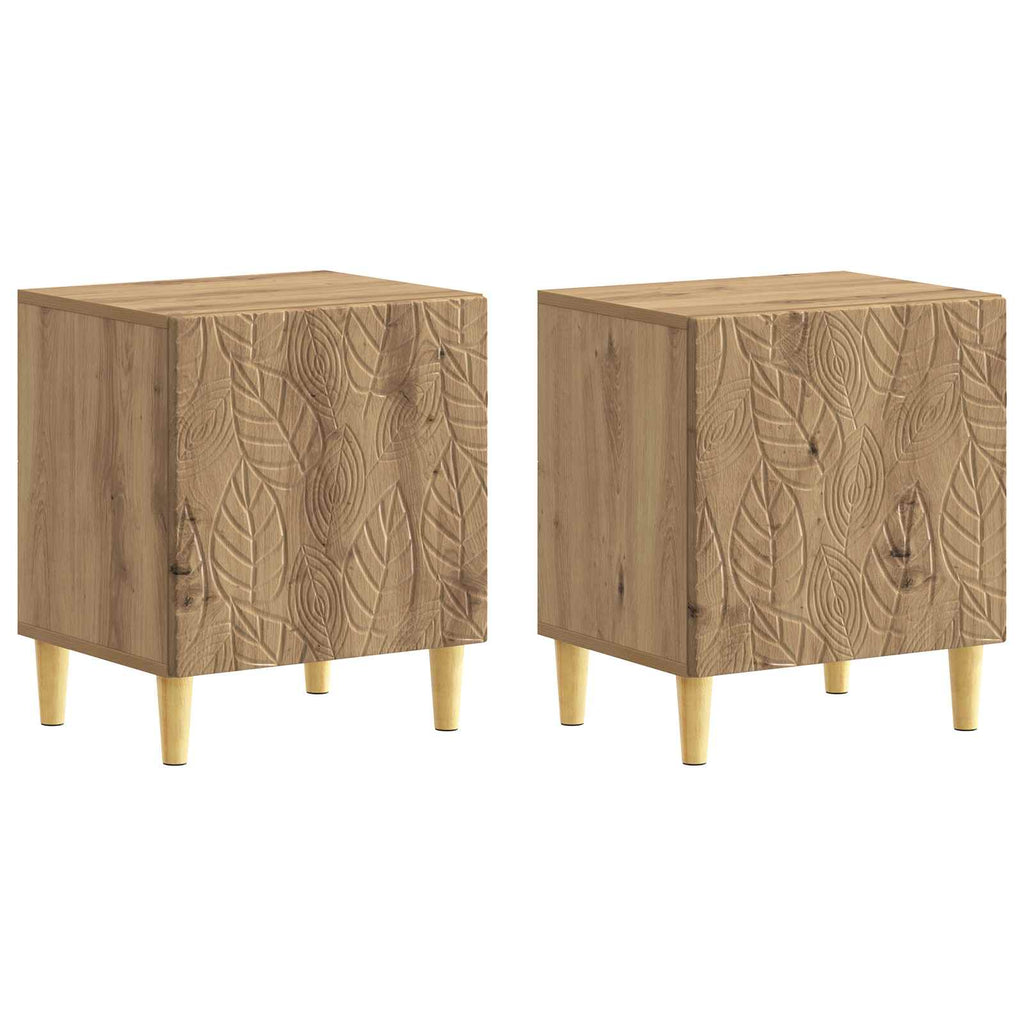 vidaXL Stolik nocny 2 szt. Dąb artisan 43 x 34,5 x 50 cm
