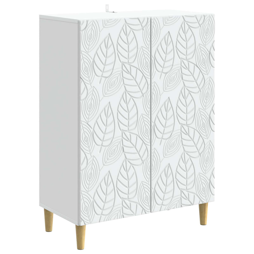 vidaXL Bufet Biały 66 x 34,5 x 90 cm Drewno inżynieryjne
