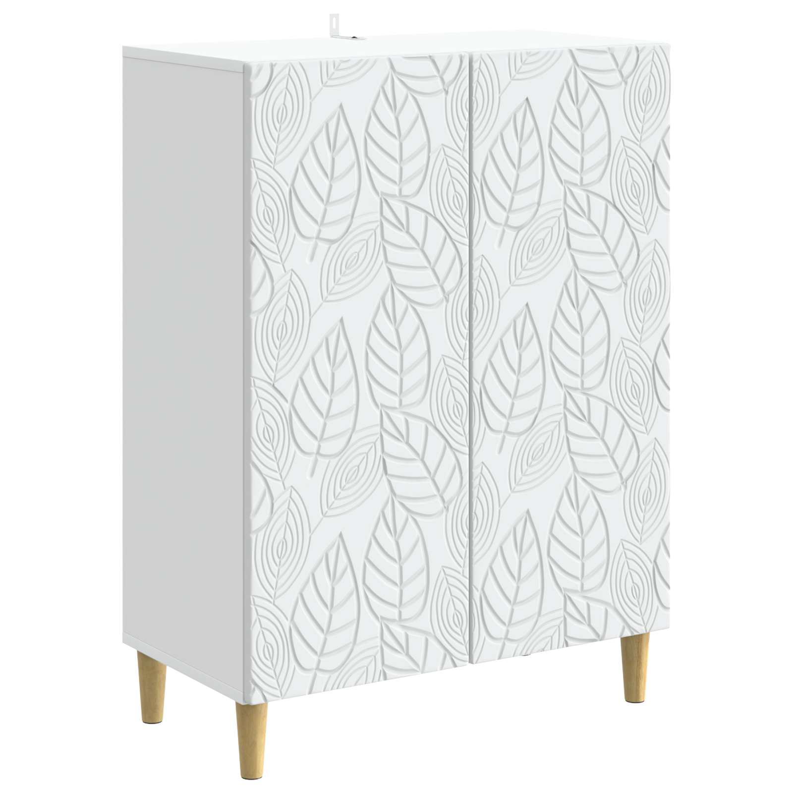 vidaXL Bufet Biały 66 x 34,5 x 90 cm Drewno inżynieryjne