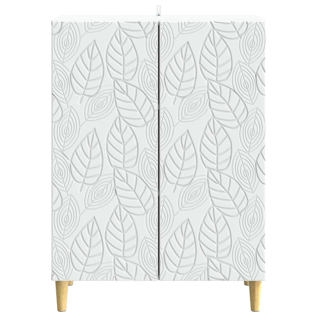 vidaXL Bufet Biały 66 x 34,5 x 90 cm Drewno inżynieryjne