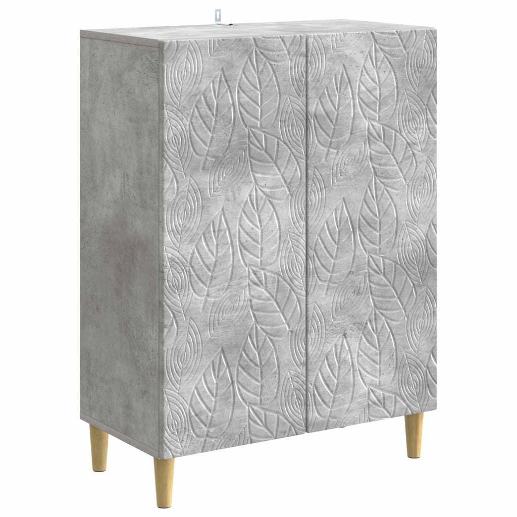 vidaXL Bufet Betonowy szary 66 x 34,5 x 90 cm Drewno inżynieryjne
