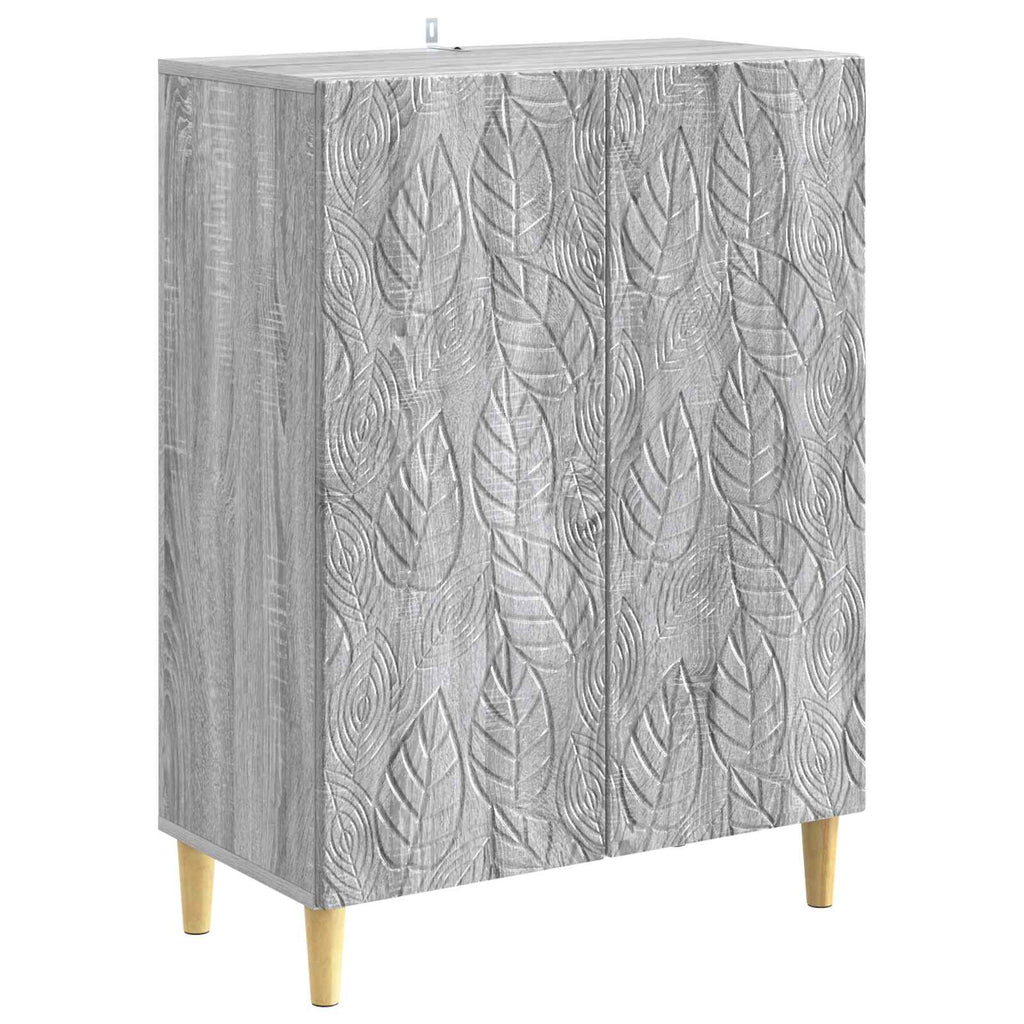 vidaXL Bufet Szary Sonoma 66 x 34,5 x 90 cm Drewno inżynieryjne