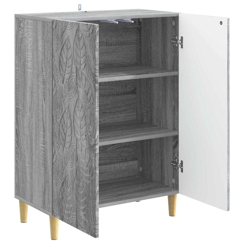 vidaXL Bufet Szary Sonoma 66 x 34,5 x 90 cm Drewno inżynieryjne