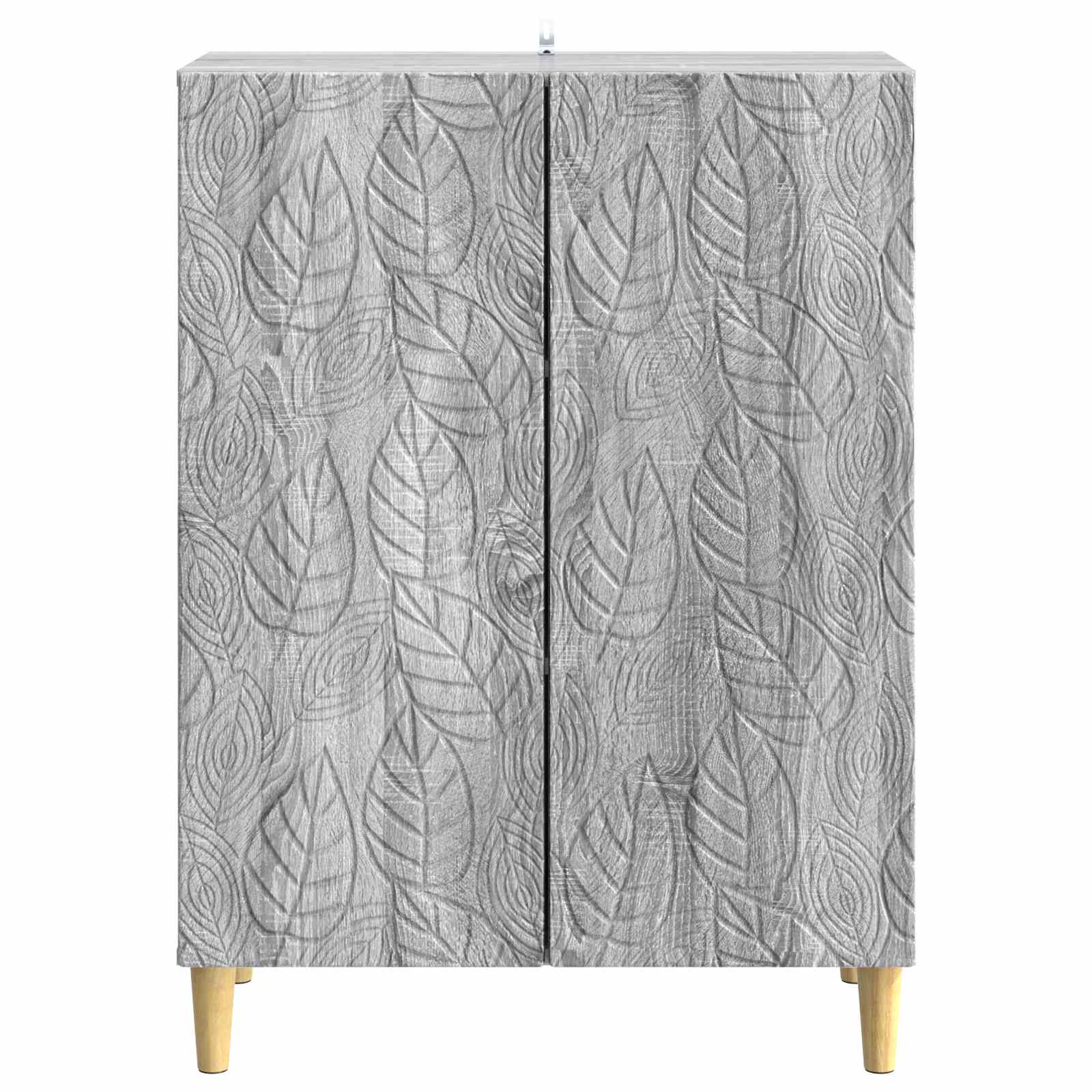 vidaXL Bufet Szary Sonoma 66 x 34,5 x 90 cm Drewno inżynieryjne