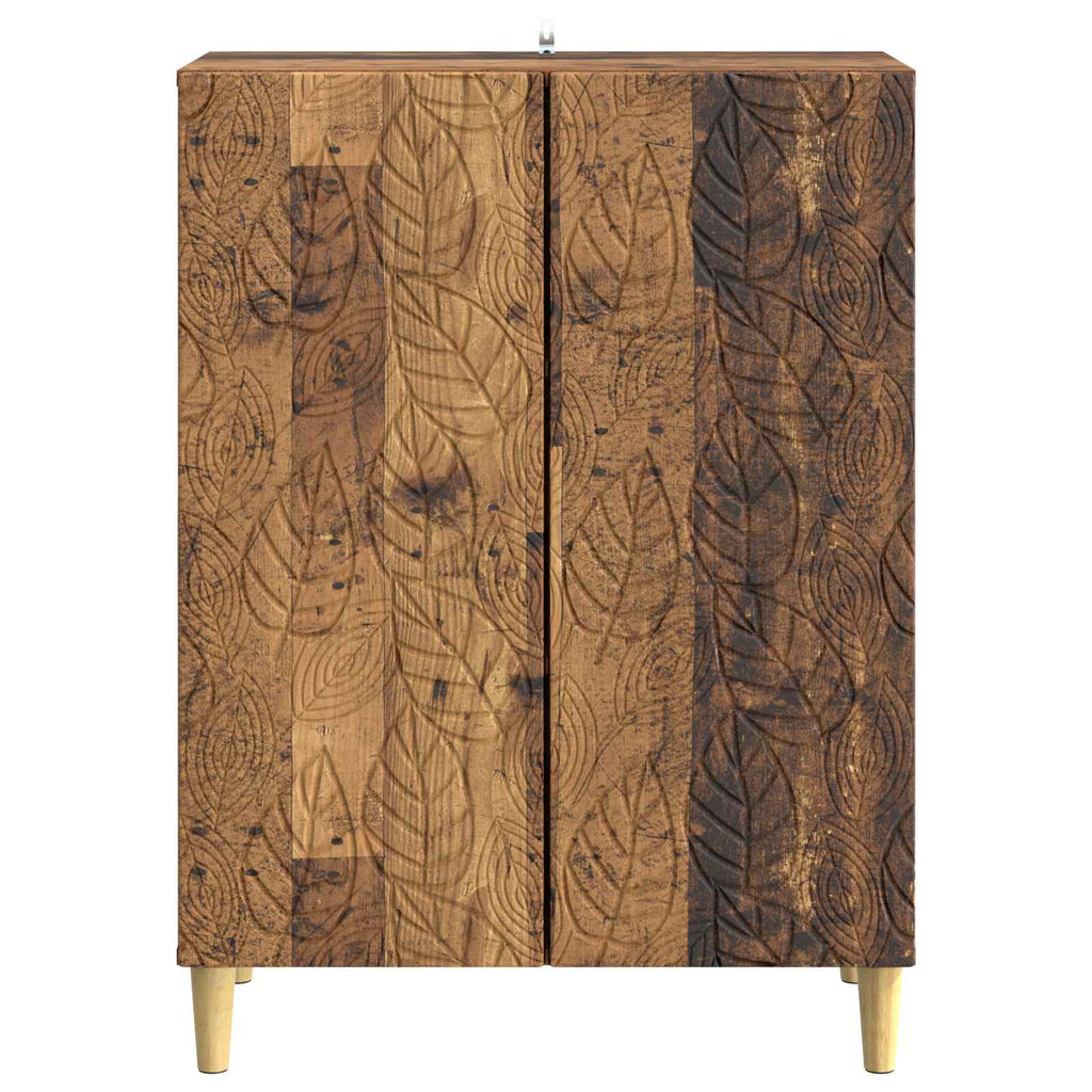 vidaXL Bufet Stare drewno 66 x 34,5 x 90 cm Drewno inżynieryjne