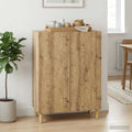 vidaXL Bufet Dąb artisan 66 x 34,5 x 90 cm Drewno inżynieryjne